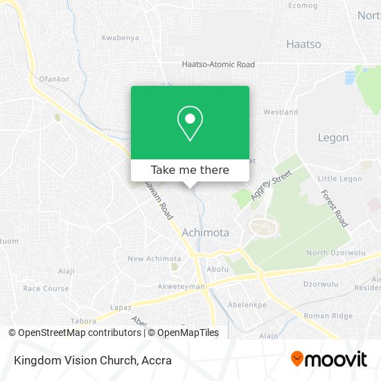 Kingdom Vision Church map