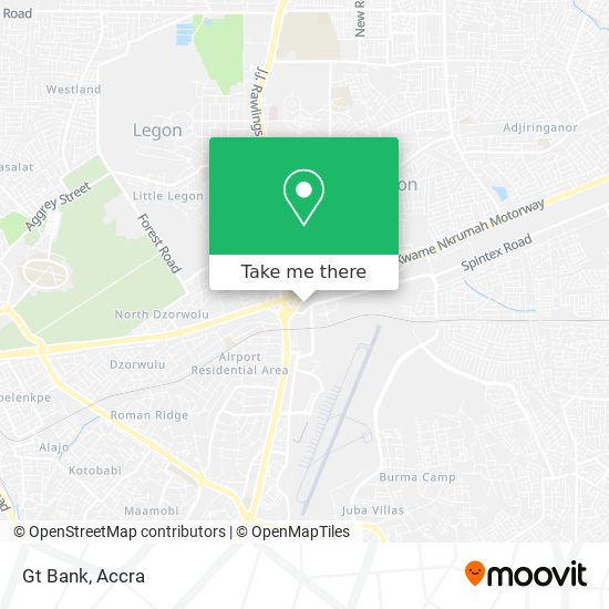 Gt Bank map