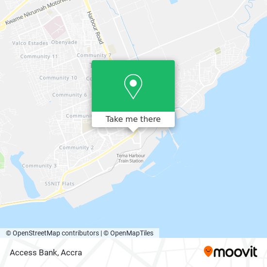 Access Bank map