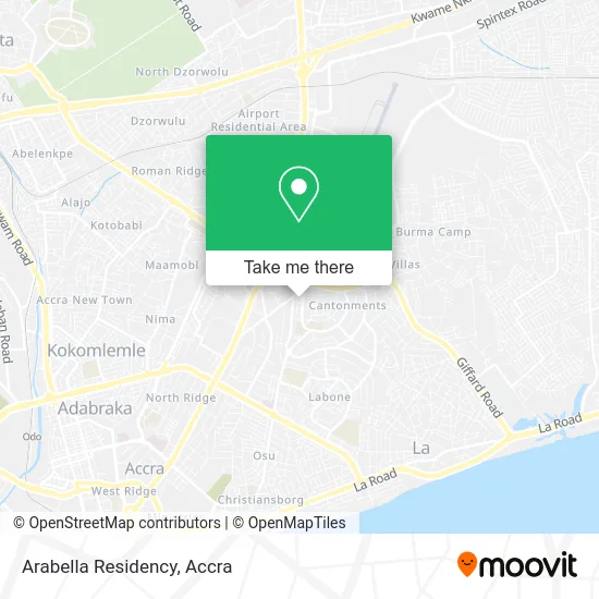 Arabella Residency map