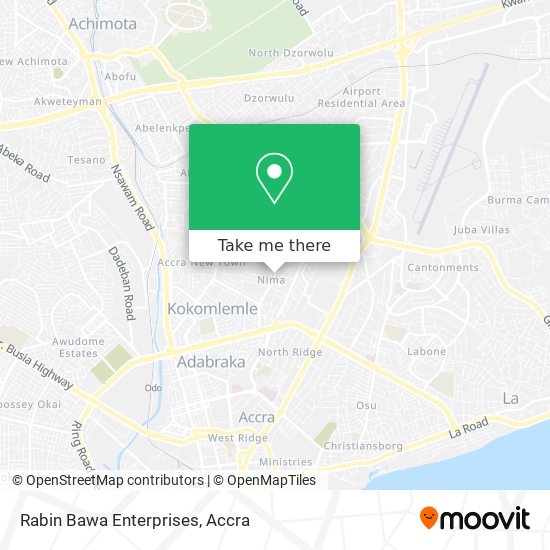 Rabin Bawa Enterprises map