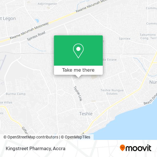 Kingstreet Pharmacy map