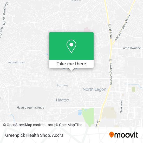 Greenpick Health Shop map