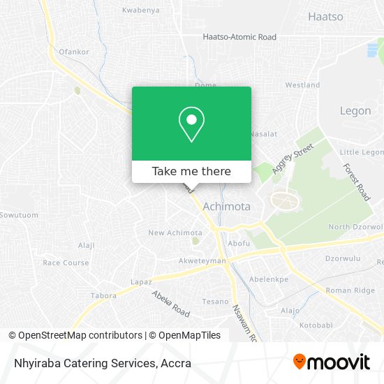 Nhyiraba Catering Services map