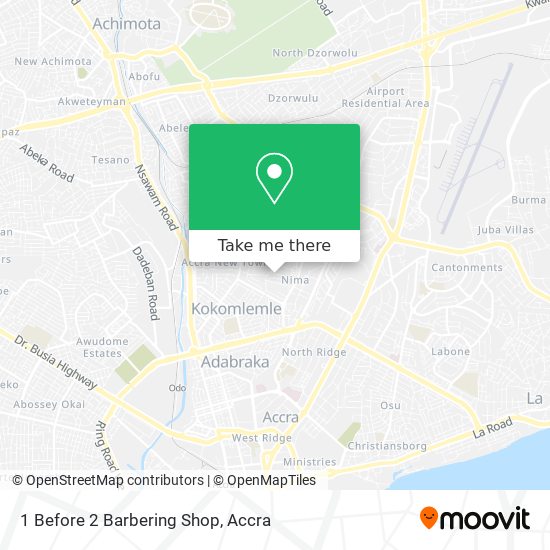 1 Before 2 Barbering Shop map