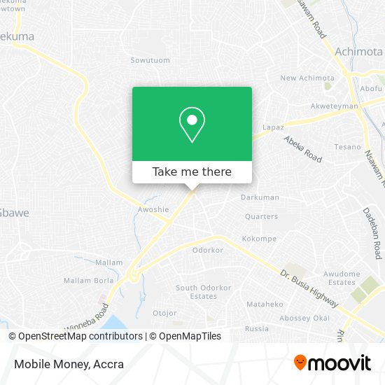 Mobile Money map
