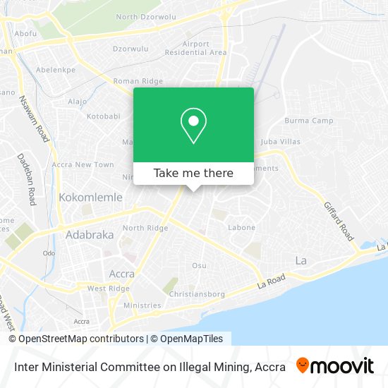 Inter Ministerial Committee on Illegal Mining map