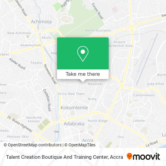 Talent Creation Boutique And Training Center map
