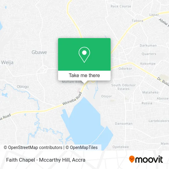 Faith Chapel - Mccarthy Hill map