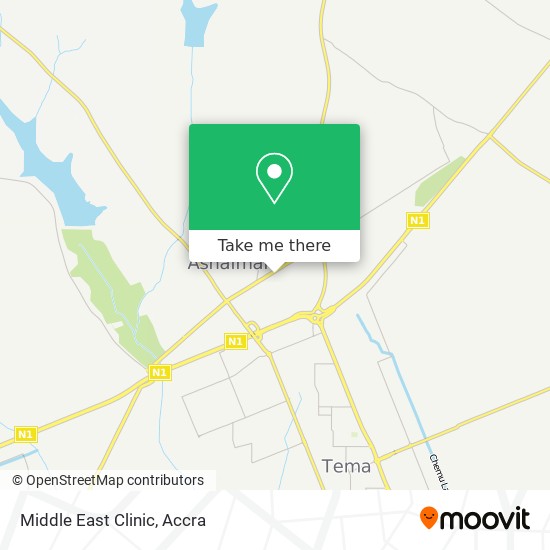 Middle East Clinic map