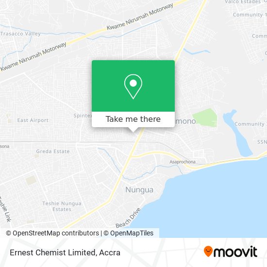Ernest Chemist Limited map