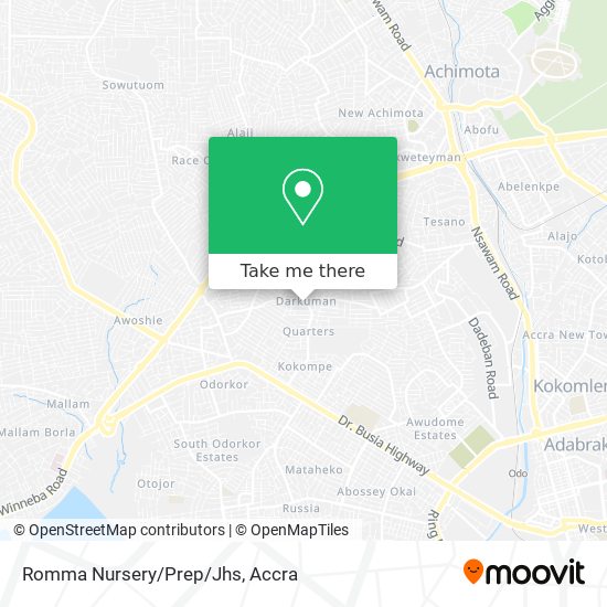 Romma Nursery/Prep/Jhs map