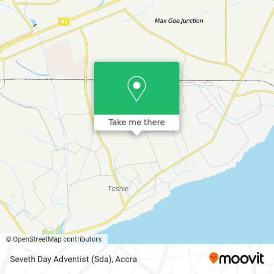 Seveth Day Adventist (Sda) map
