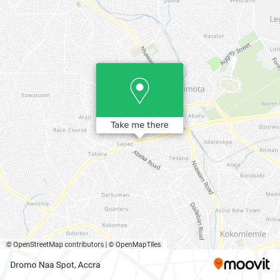 Dromo Naa Spot map