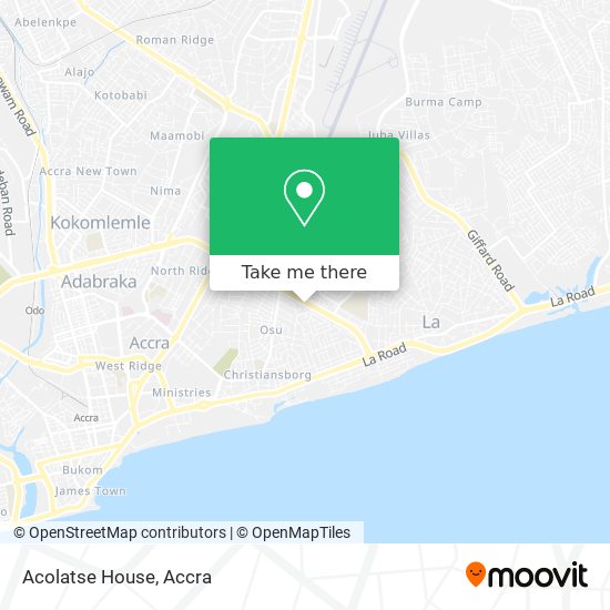 Acolatse House map
