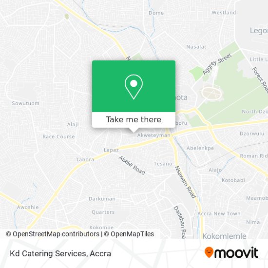 Kd Catering Services map