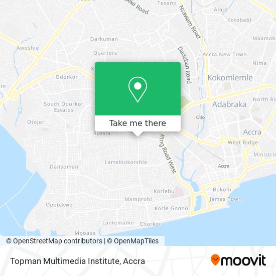 Topman Multimedia Institute map