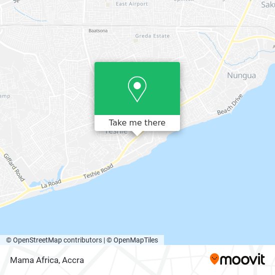 Mama Africa map