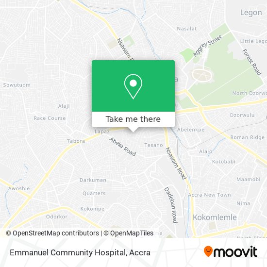 Emmanuel Community Hospital map