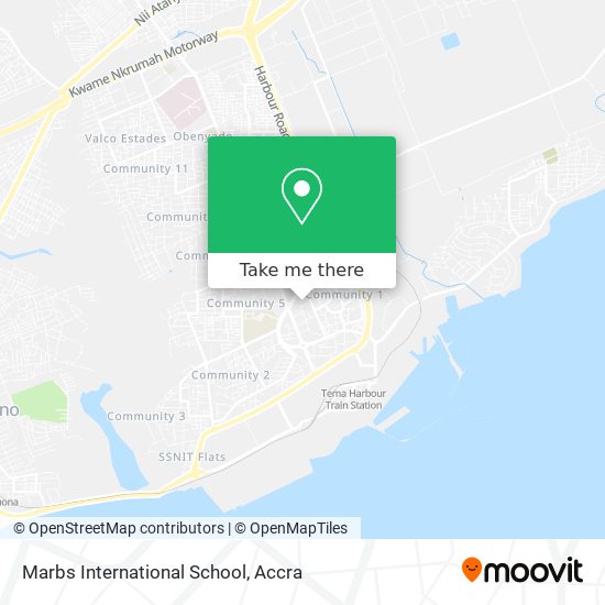 Marbs International School map