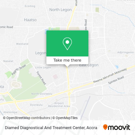 Diamed Diagnostical And Treatment Center map