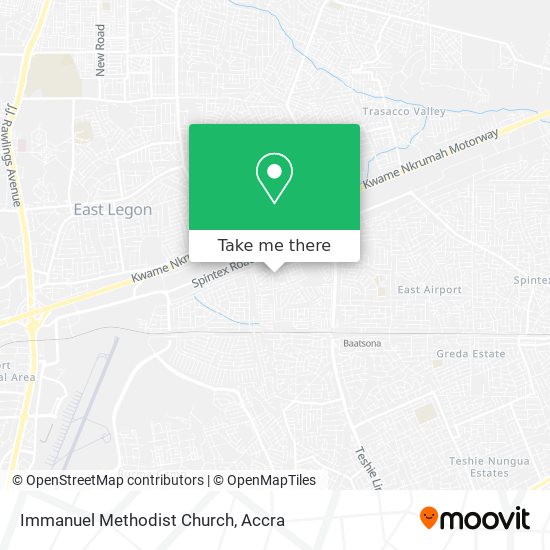 Immanuel Methodist Church map