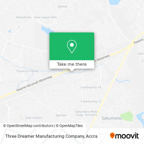 Three Dreamer Manufacturing Company map