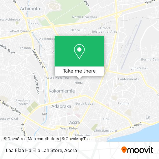 Laa Elaa Ha Ella Lah Store map