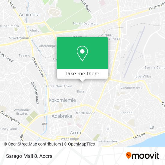 Sarago Mall 8 map