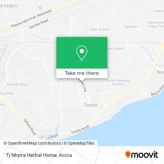Tj Nhyira Herbal Home map