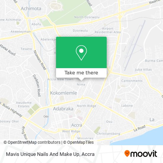 Mavis Unique Nails And Make Up map
