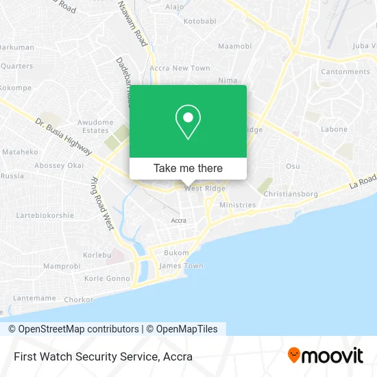 First Watch Security Service map
