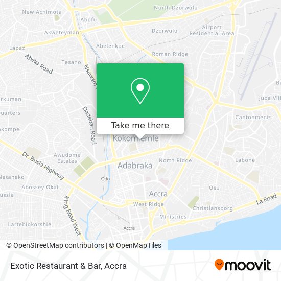 Exotic Restaurant & Bar map