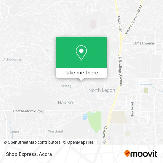 Shop Express map
