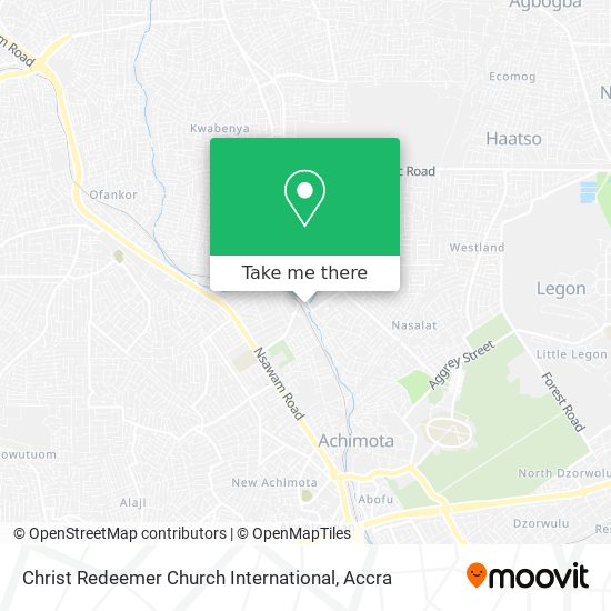 Christ Redeemer Church International map