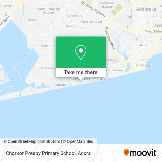 Chorkor Presby Primary School map