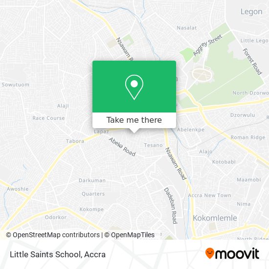 Little Saints School map
