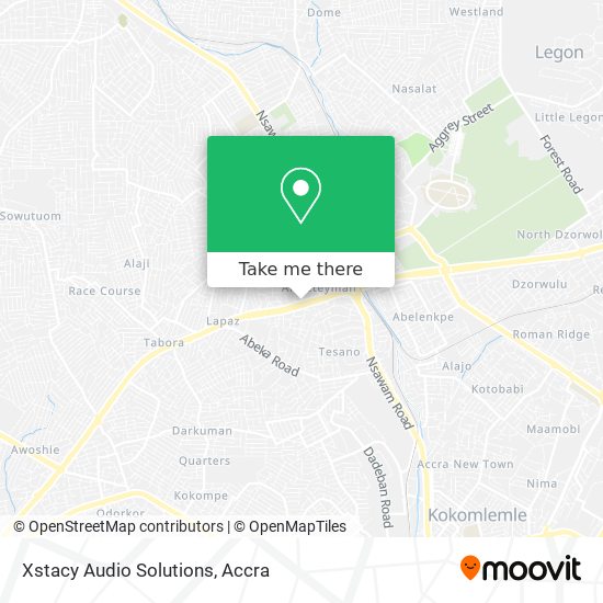 Xstacy Audio Solutions map