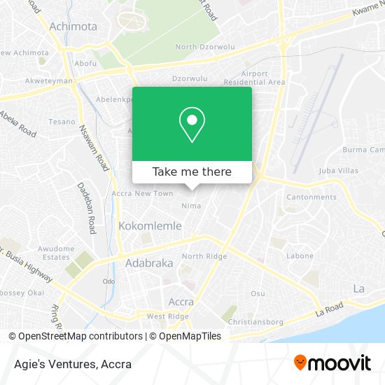 Agie's Ventures map