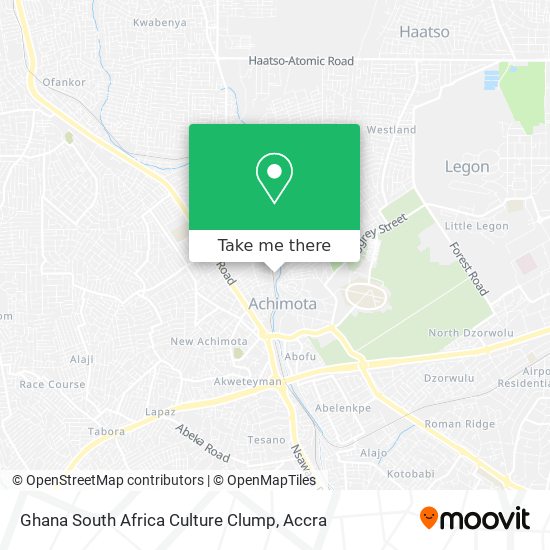 Ghana South Africa Culture Clump map