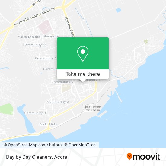 Day by Day Cleaners map