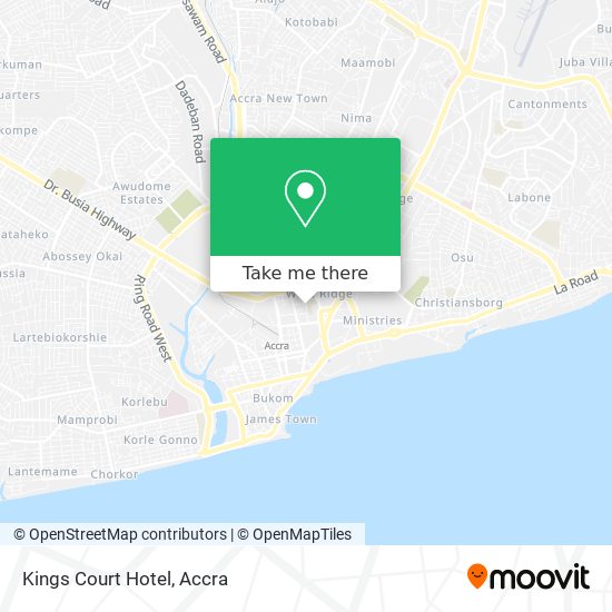 Kings Court Hotel map