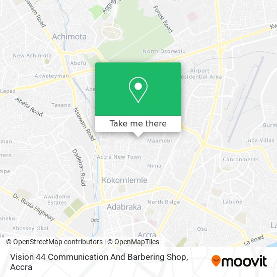Vision 44 Communication And Barbering Shop map