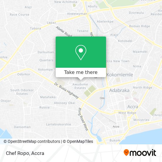 Chef Ropo map