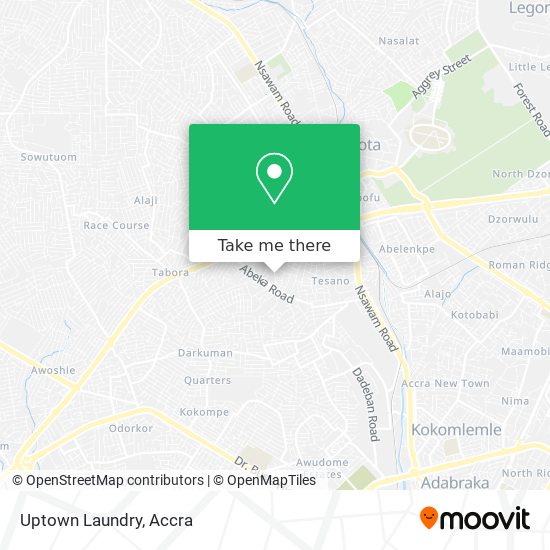 Uptown Laundry map