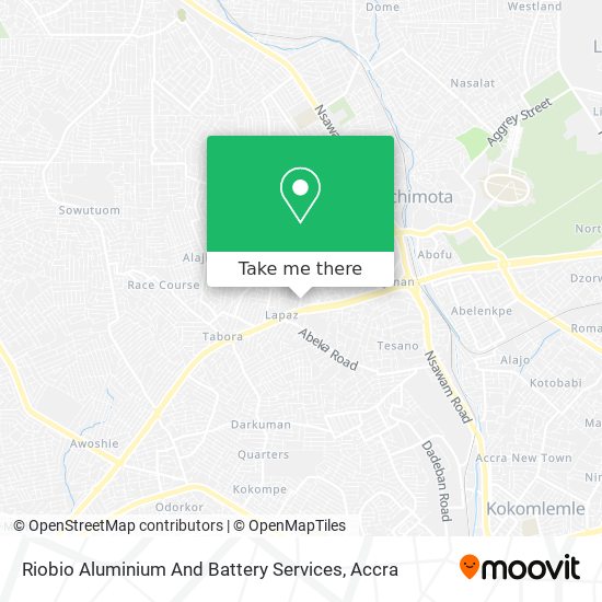 Riobio Aluminium And Battery Services map