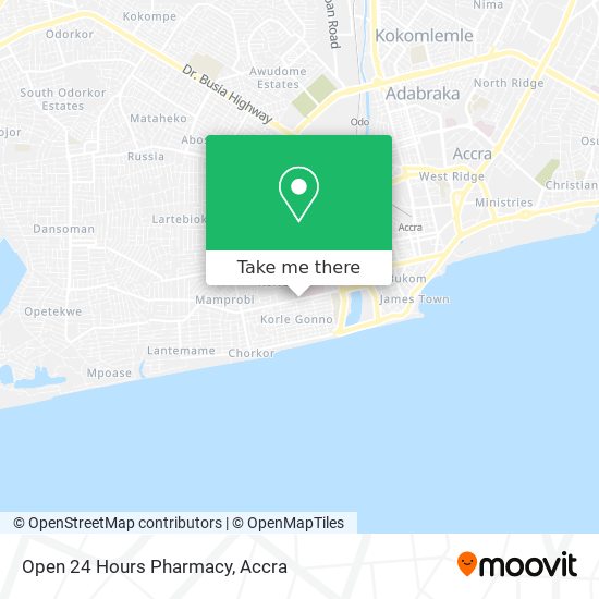 Open 24 Hours Pharmacy map