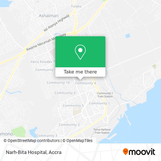Narh-Bita Hospital map