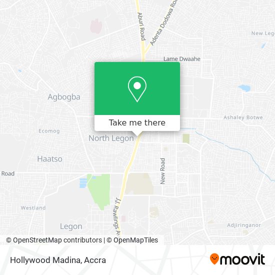 Hollywood Madina map