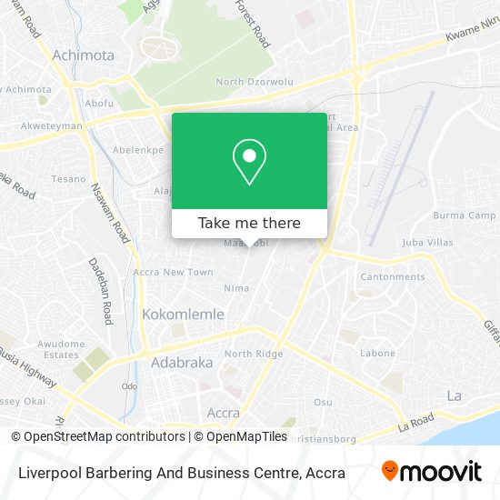 Liverpool Barbering And Business Centre map